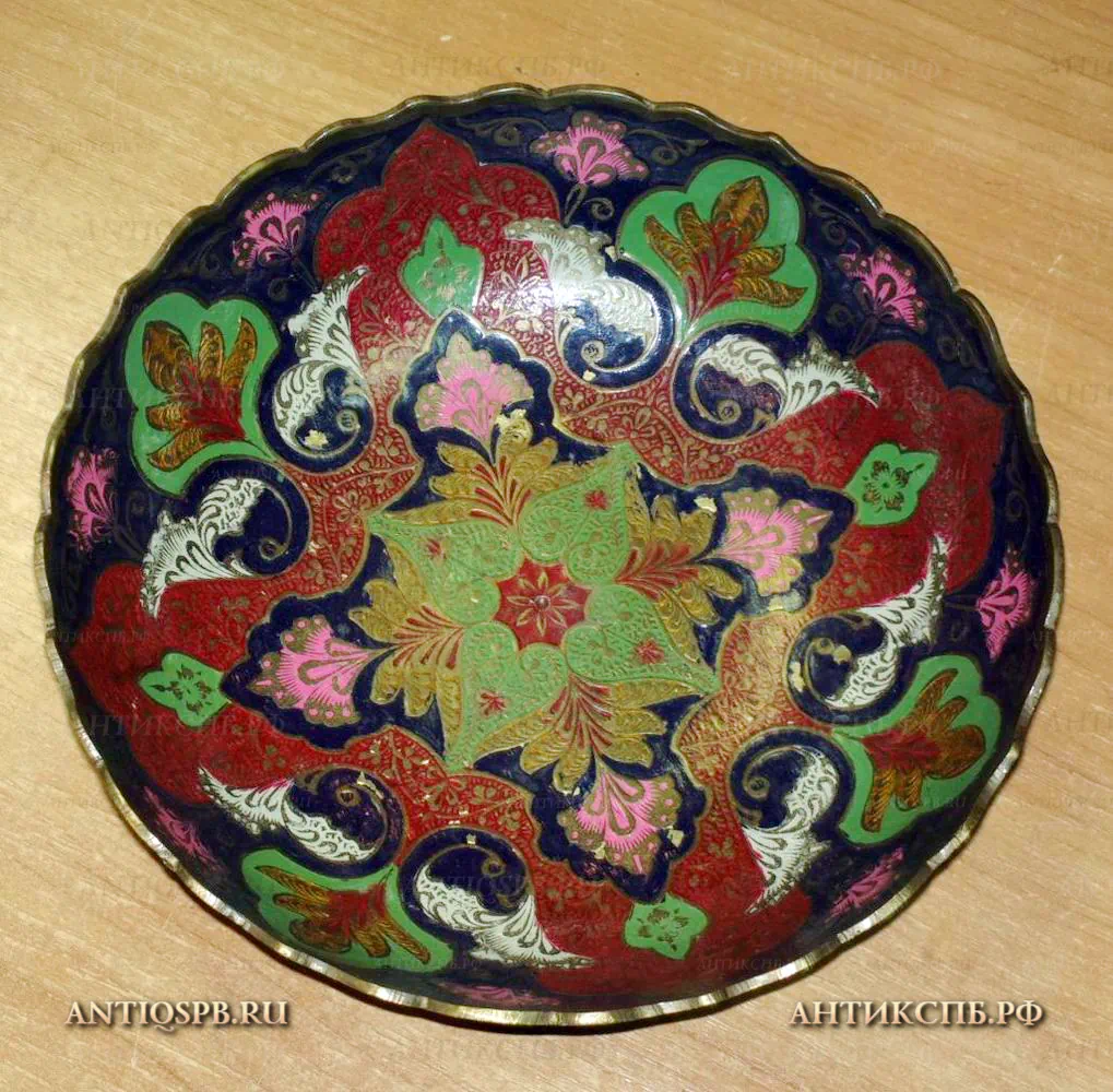 Пиала старинная. Вт. пол. ХХ века. Индия. №18233